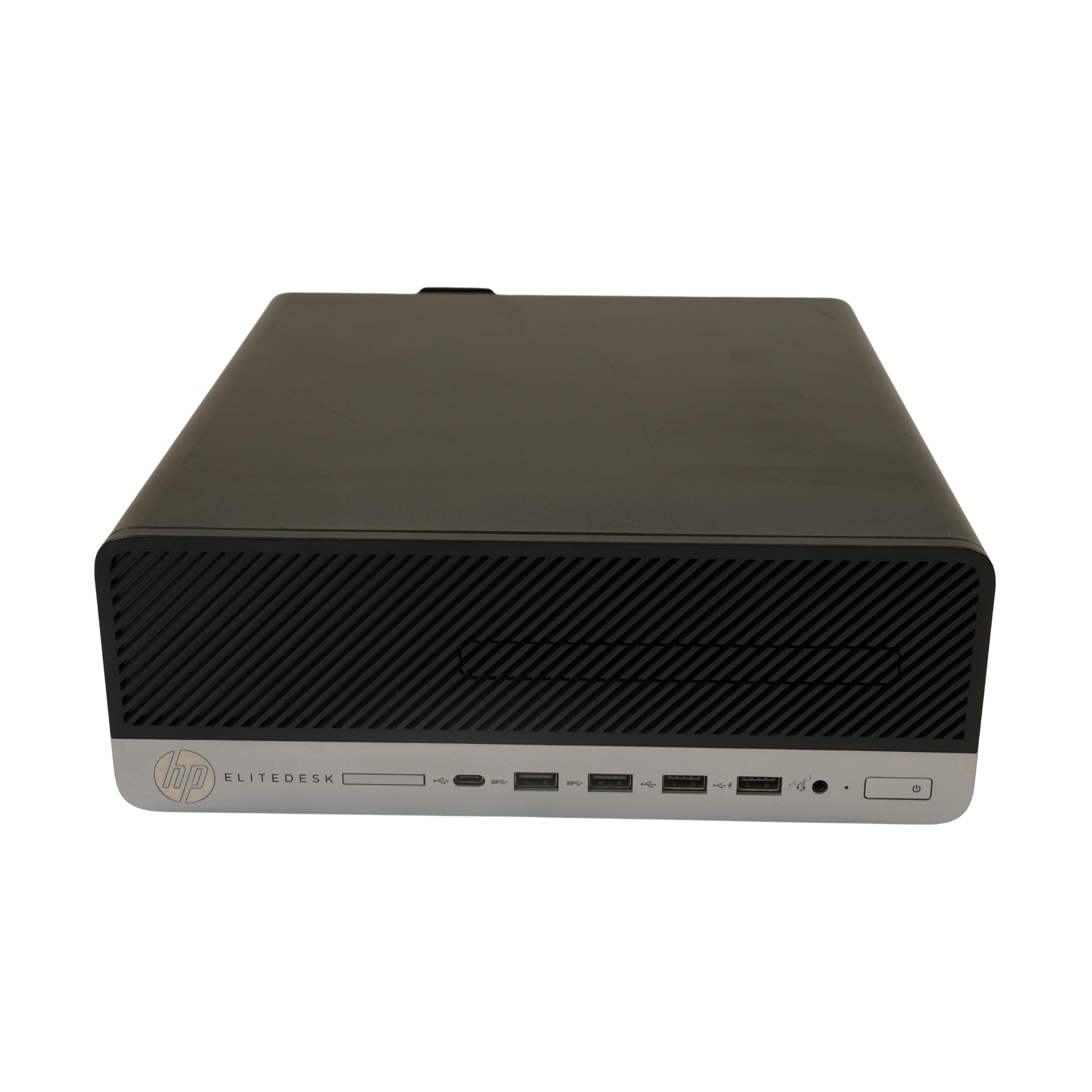 Refurbished HP EliteDesk 705 G4 SFF desktop front view