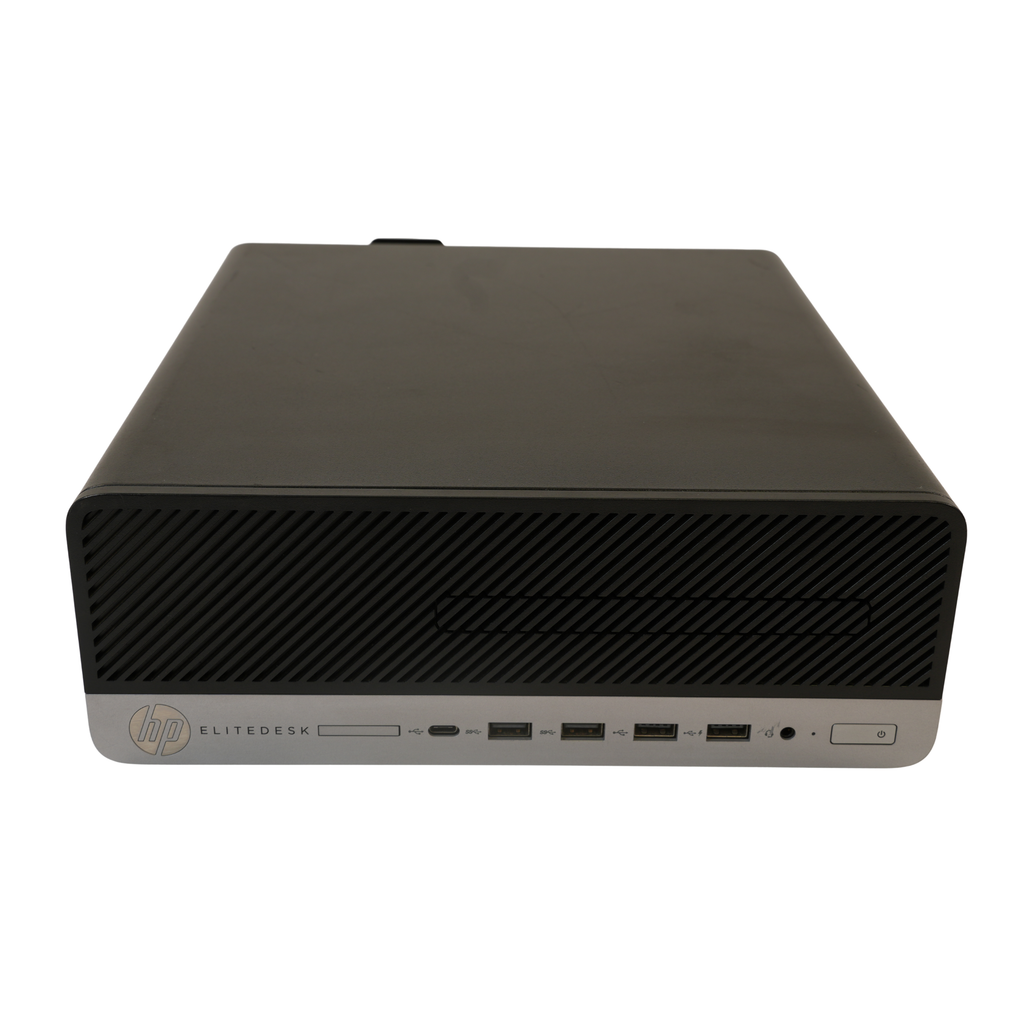 HP EliteDesk 705 G4 SFF refurbished business desktop front panel