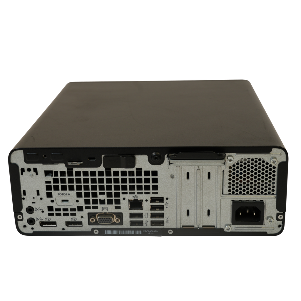 HP EliteDesk 705 G4 SFF rear ports and connectivity