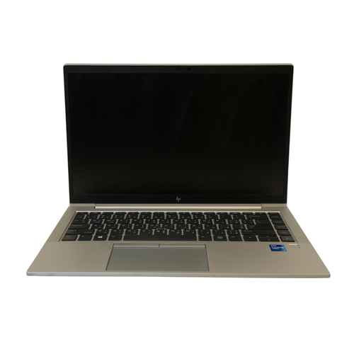 HP EliteBook 840 G8 refurbished laptop front view with keyboard and display