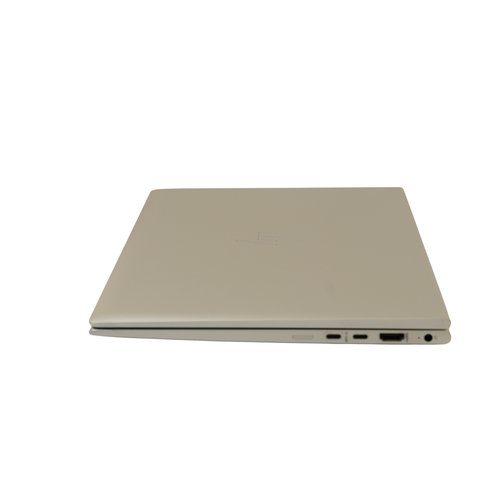 HP EliteBook 845 G8 side view with USB-C HDMI and audio ports
